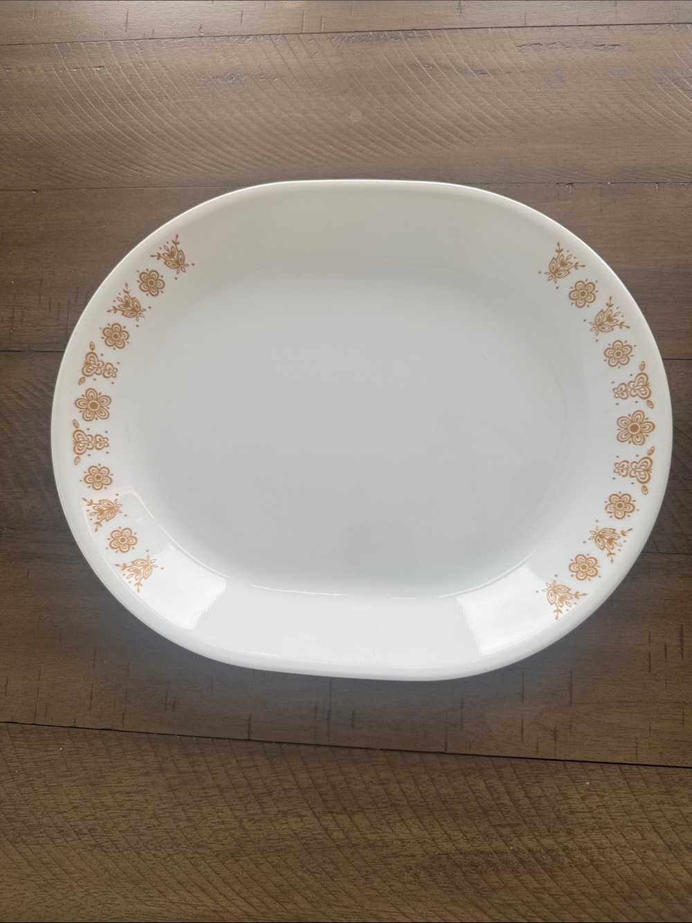 Corelle Butterfly Gold Serving Platter